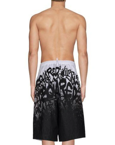 Shop Dsquared2 Beach Shorts And Pants In Black