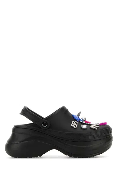 Balenciaga Black Crocs Jibbitz