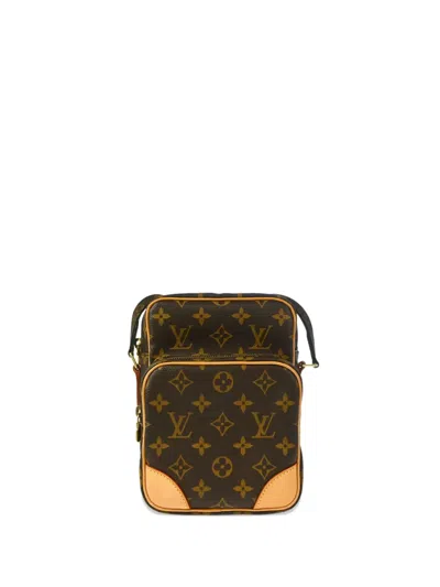 Pre-owned Louis Vuitton 2009 Amazon Monogram Canvas-umhängetasche In Brown