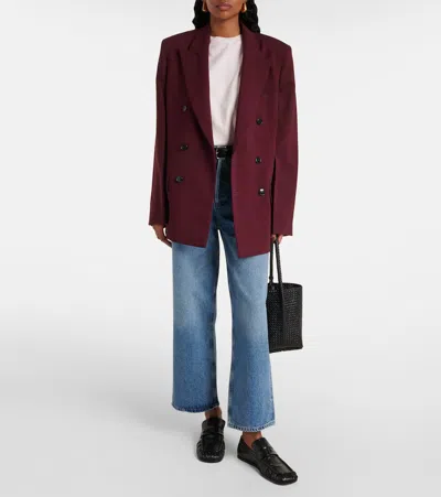 Agolde Ren High Rise Wide Leg Jean Shrine In Blue