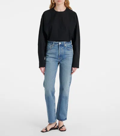 Citizen Of Humanity Palma High-rise Straight Jeans In Blau