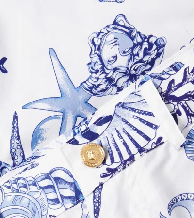 TRÉSOR DE LA MER棉质府绸短裤