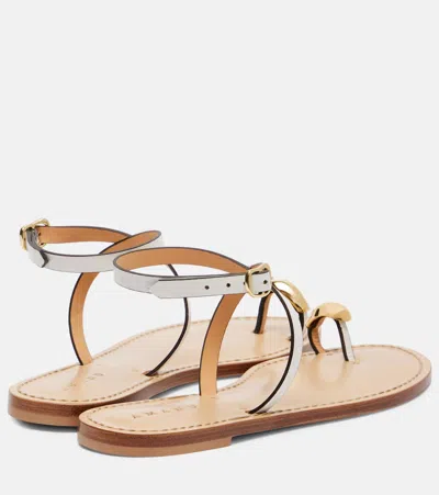 Amanu Sandalen Kigali Aus Leder In Neutral