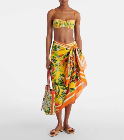 Dolce & Gabbana Printed Bikini In Multi