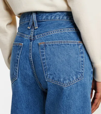 Slvrlake London Crop High Rise Straight Jeans In Forbidden Love