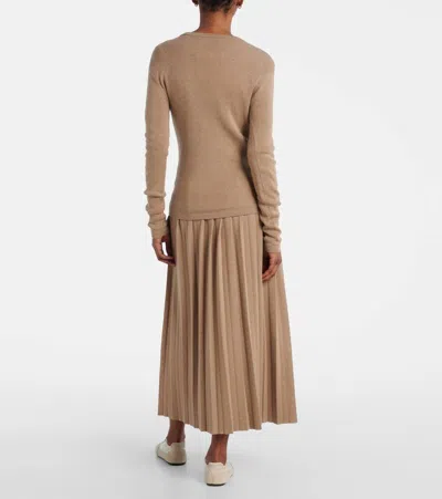 Lisa Yang Pullover Vivian Aus Baumwolle Und Kaschmir In Brown