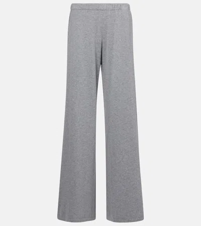 Lisa Yang Weite Hose Aina Aus Baumwolle Und Kaschmir In Gray