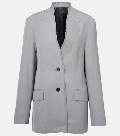 Totême Long Sleeve Blazer In Gray
