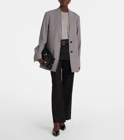 Totême Long Sleeve Blazer In Gray