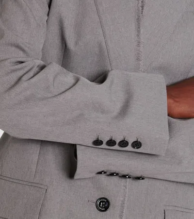 Totême Long Sleeve Blazer In Gray