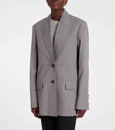 Totême Long Sleeve Blazer In Gray