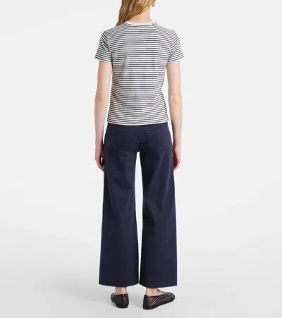 Frame The Baby Tee In Animal Print