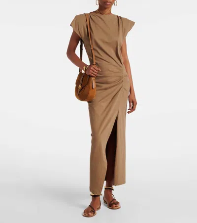 Amanu Kalahari Leather Sandals In Brown