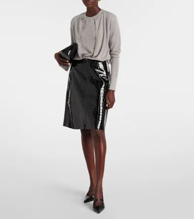 Totême Toteme Women Crewneck Cardigan In Gray