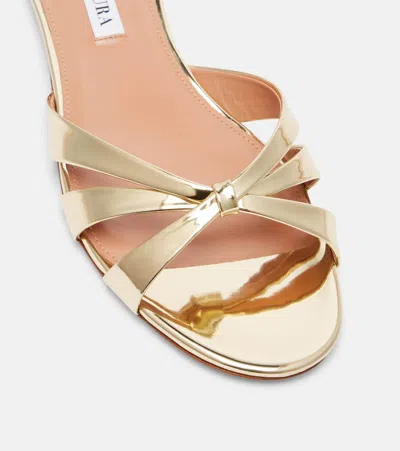 Aquazzura Tati Faux Leather Sandals