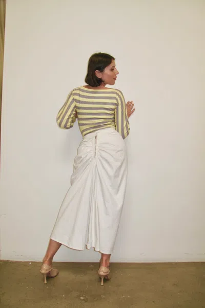 Ar25 Katharine Hamnett Cotton Pencil Skirt