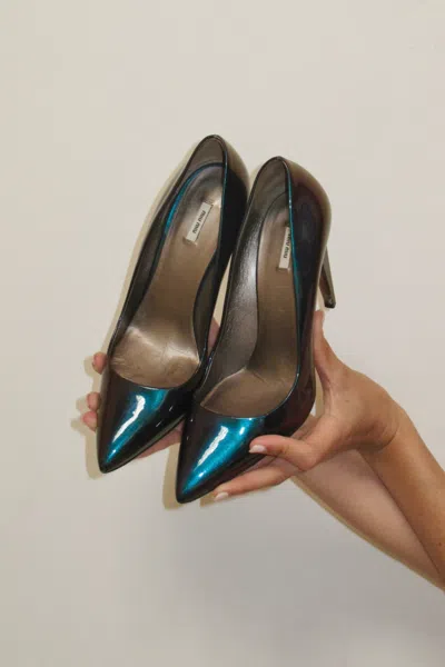 Shop Ar25 Miu Miu Patent Stilettos