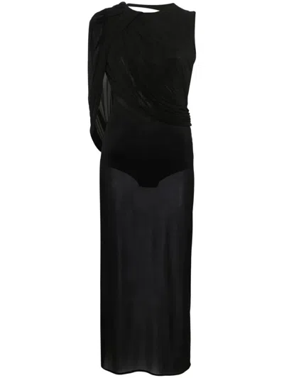 Magda Butrym Asymmetrisches Midikleid