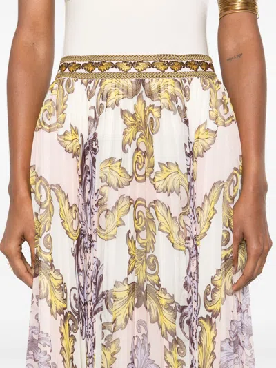 Alice And Olivia Acanthus Print Maxi Skirt