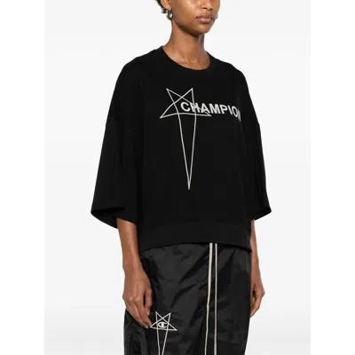 Rick Owens X Champion Cotton Sweatshirts