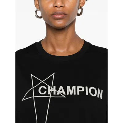 Rick Owens X Champion Cotton Sweatshirts