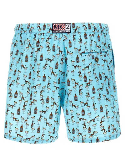 Shop Mc2 Saint Barth Dry Gin 31 Beachwear Light Blue