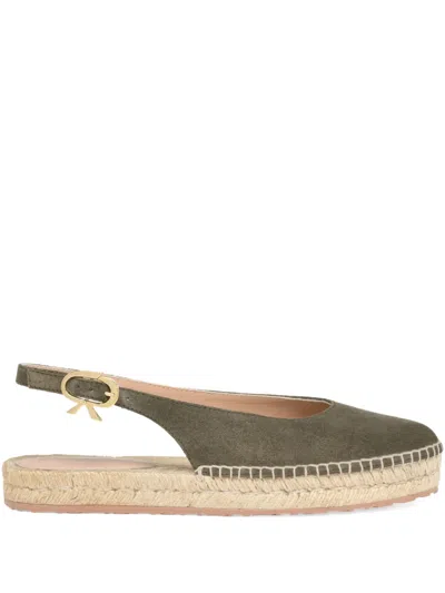 Gianvito Rossi Paz Espadrilles In Green