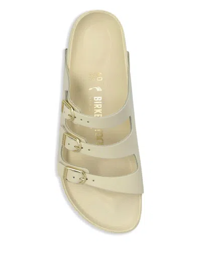 Birkenstock Triple Buckle Open Toe Flat Sole Sandals