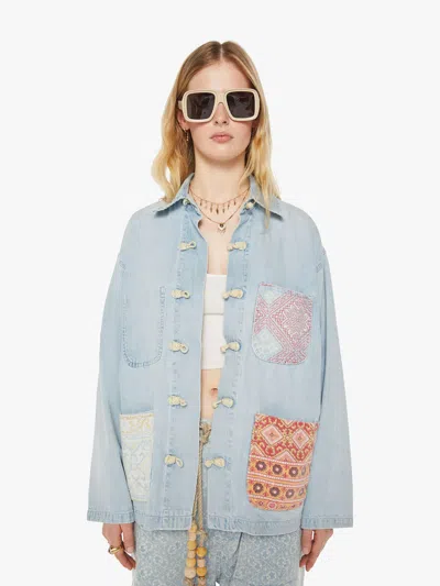 Dr. Collectors Saigon Jacket In Sky Blue - Size X-small