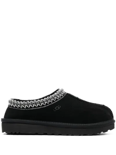 Ugg 10mm Tasman Shearling Loafers In Black