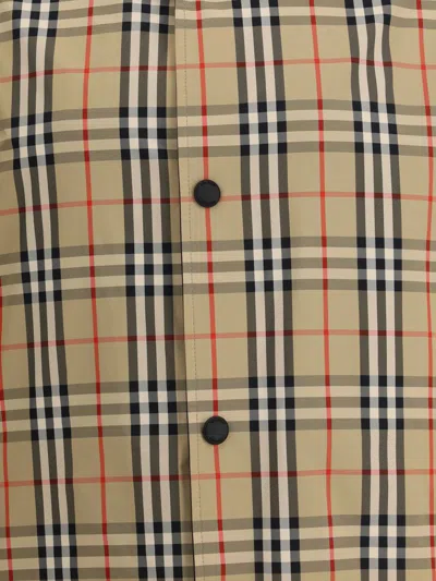 Burberry Checked Reversible Hooded Jacket