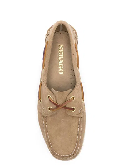 Sebago Beige Sandals With Textured Finish