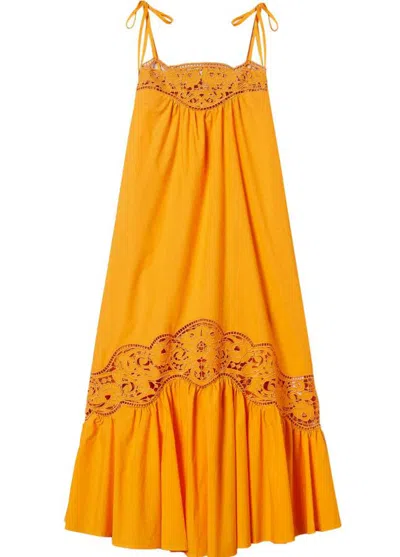 Twinset Twin-set Maxi Dress With Thin Shoulder Straps