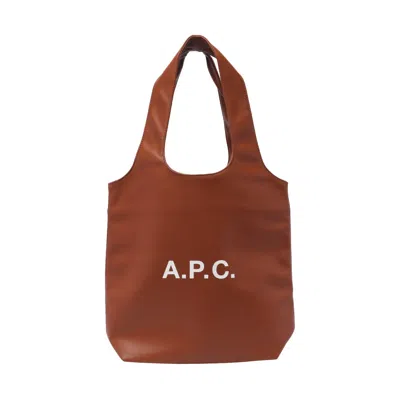 Apc A.p.c. Women Small Ninon Shoulder Bag In Brown