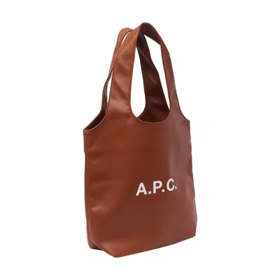 Apc A.p.c. Women Small Ninon Shoulder Bag In Brown