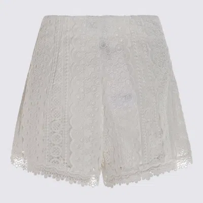 Charo Ruiz White Shorts In Gray