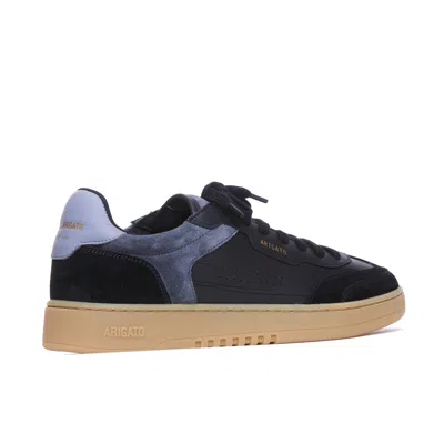 Axel Arigato Black Low Sneakers In Eco-friendly Leather And Suede With Beige Sole