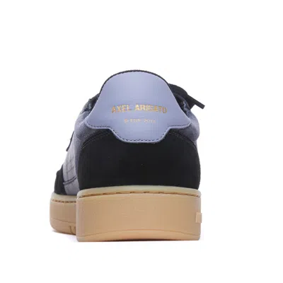 Axel Arigato Black Low Sneakers In Eco-friendly Leather And Suede With Beige Sole