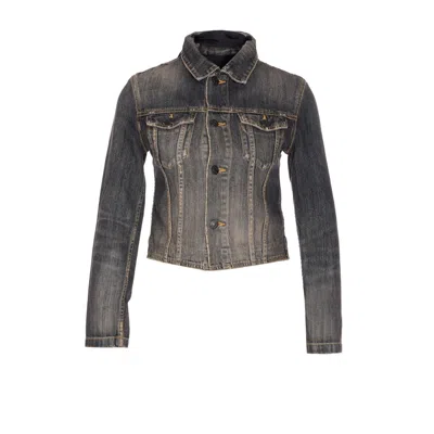 Balenciaga Lace-up Denim Jacket