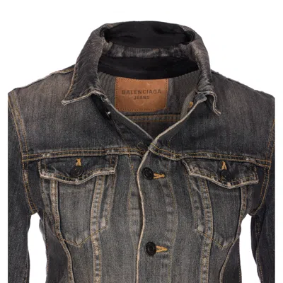 Balenciaga Lace-up Denim Jacket