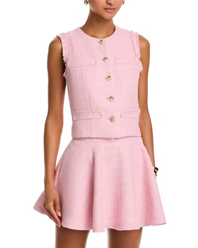 Aqua Tweed Boxy Vest - Exclusive