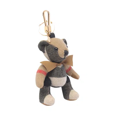 Burberry Thomas Bear Key Ring With Check Pattern
