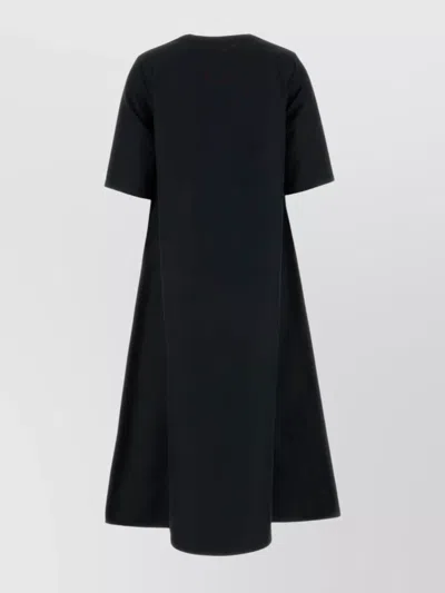 Uma Wang Apostle Dress In Polyester Slate In Black