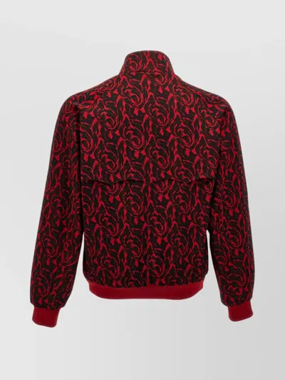 Baracuta Pattern High-necked Casual Jacket