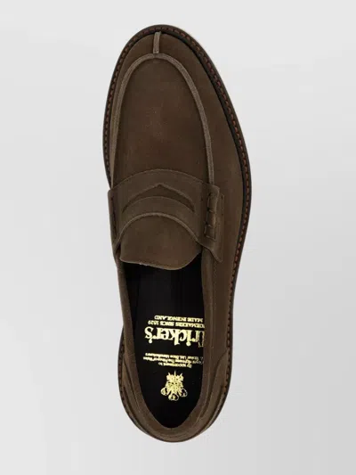 Tricker's Loafers With Round Toe And Penny Strap In Brown