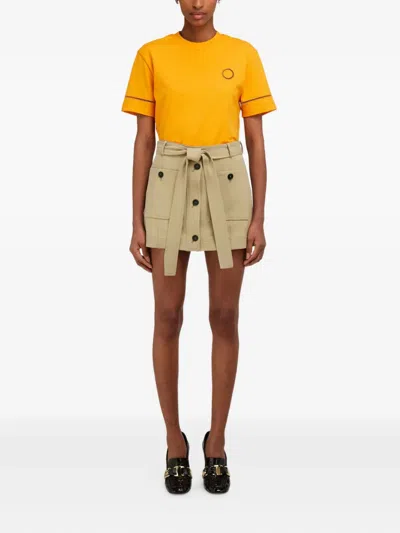 Ferragamo Mini Skirt With Applied Pockets