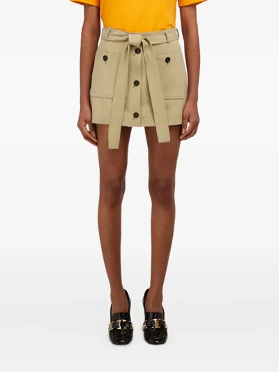 Ferragamo Mini Skirt With Applied Pockets