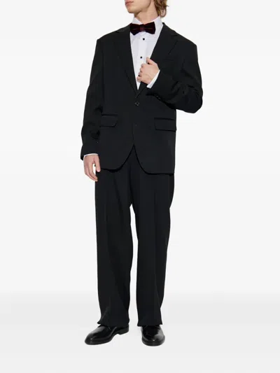 Dsquared2 Tailored Wool Suit Set Pockets In Black