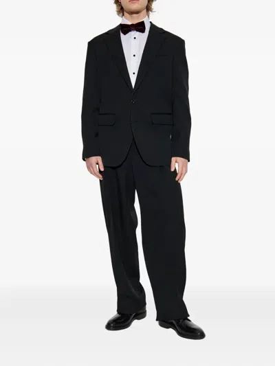 Dsquared2 Tailored Wool Suit Set Pockets In Black