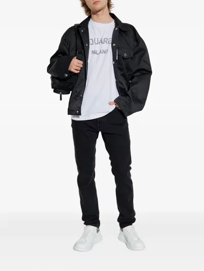 Dsquared2 Logo-tag Jacket In Black